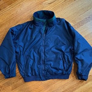 Columbia Sportswear Men's XL Navy Blue Fleece Lined Jacket